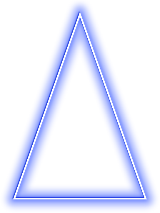 neon light triangle